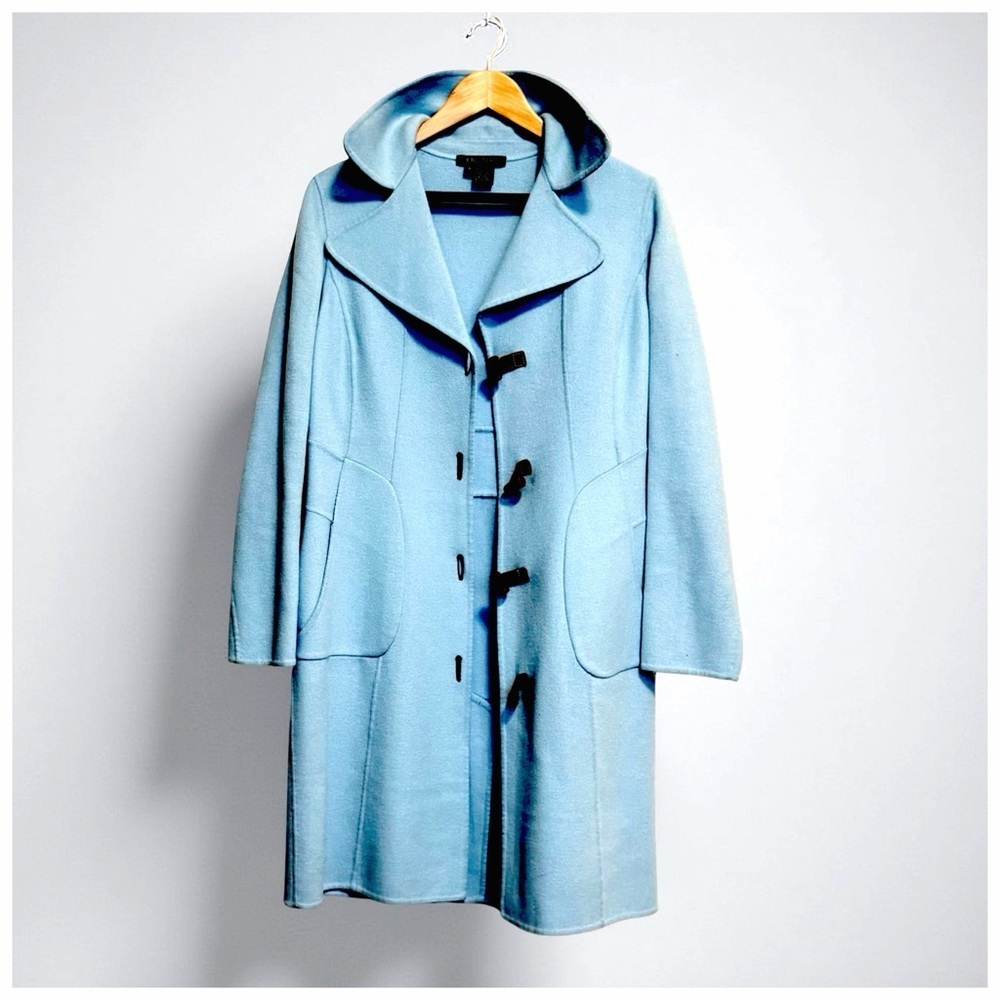 Etcetera Sky Blue Wool-Blend Tailored Coat |
Size 8